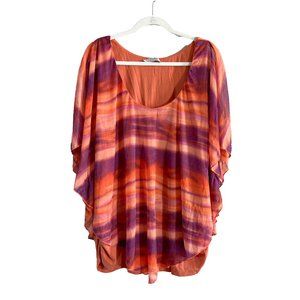 Maurices Women's 2X Purple and Orange Top